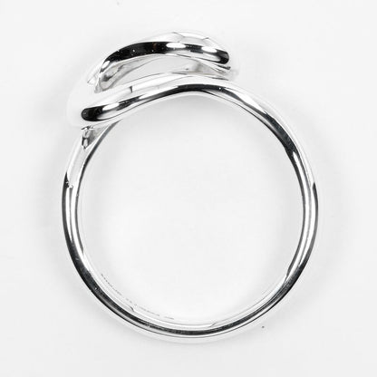 Tiffany & Co Open Wave Silver 925 Size 9 Ladies' 3.2g Ring