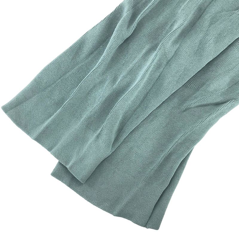 Hermes Viscose Knit Polo Shirt Mint Green Sm