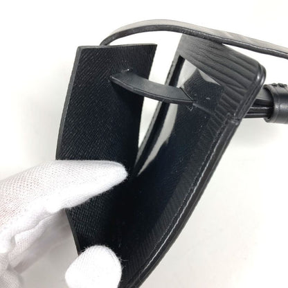 Louis Vuitton Name Tag Supreme Collaboration M67726 Epi Leather Noir Black