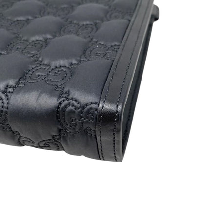 Gucci Handbag Shoulder Bag Mini Top Handle Bag 723776 Ggmatelasse Black Purple