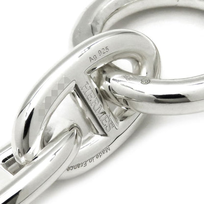 Hermes Bracelet Chaine D'ancre TGM Silver 925 Silver 10 Frames Star Ring Silver