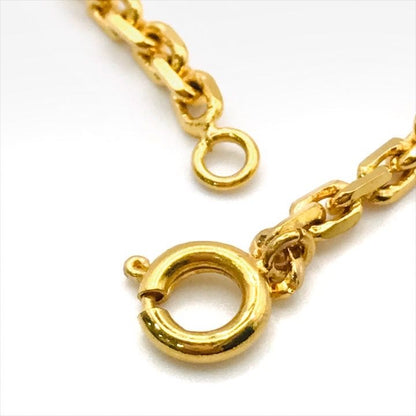 Celine Circle Logo Necklace Gold