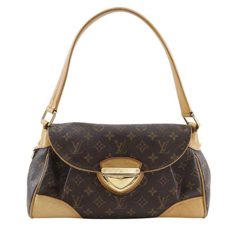 Louis Vuitton Beverly MM M40121 Monogram Canvas Brown Fl4007 Ladies Shoulder Bag