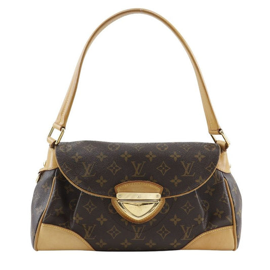 Louis Vuitton Beverly MM M40121 Monogram Canvas Brown Fl4007 Ladies Shoulder Bag