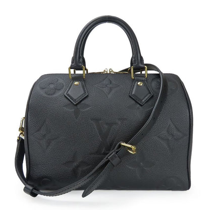 Louis Vuitton Handbag Speedy M58951 Bandoliere 25 Monogram Empreinte Noir Black