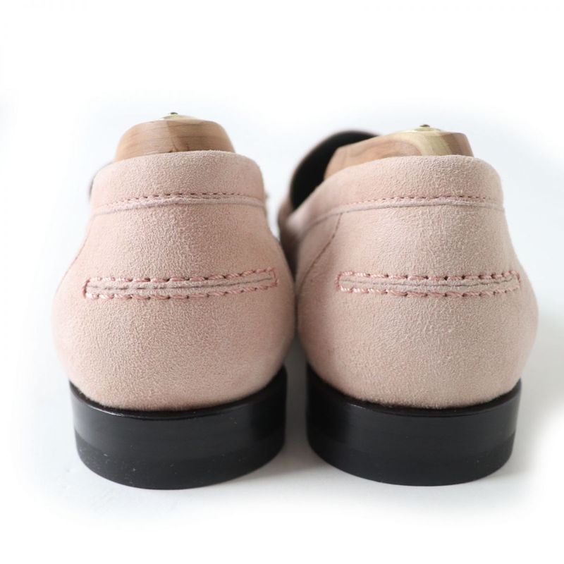 Unused 21aw Hermes Destin Women's Kelly Buckle Suede Leather Moccasins/loafers