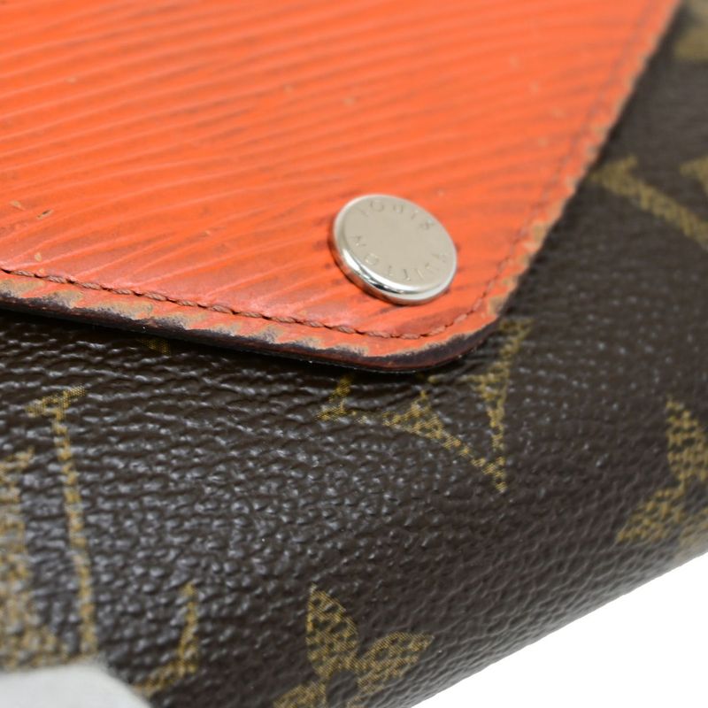 Louis Vuitton Marylou Compact Trifold Wallet Monogram Leather Orange M60495