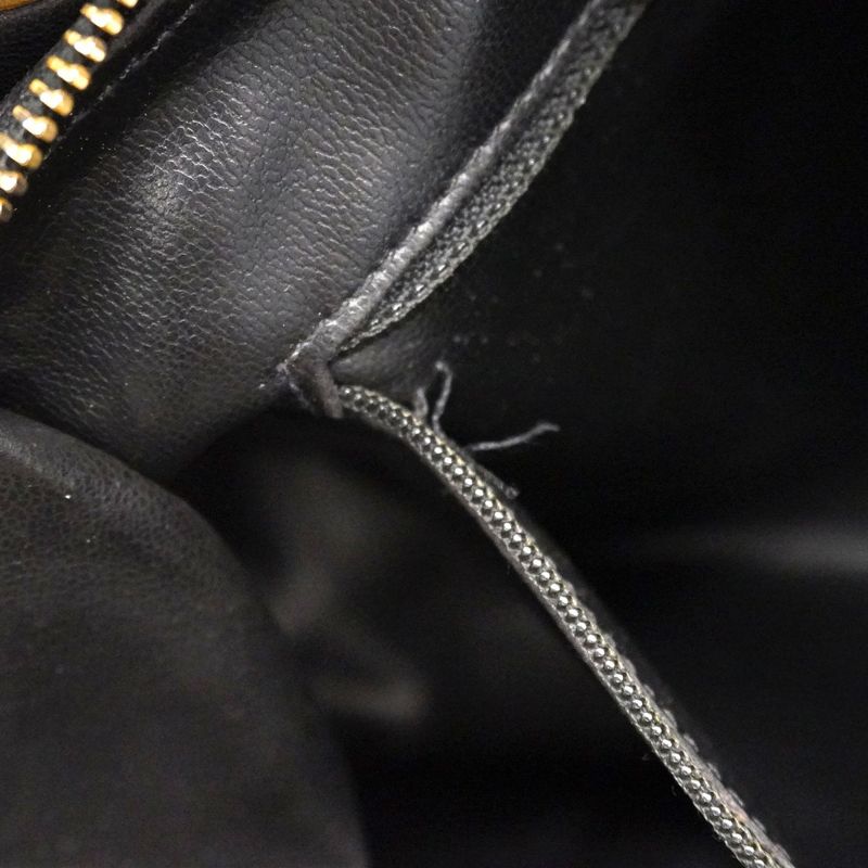 Chanel Shoulder Bag Matelasse Lambskin Black Gold Hardware Women