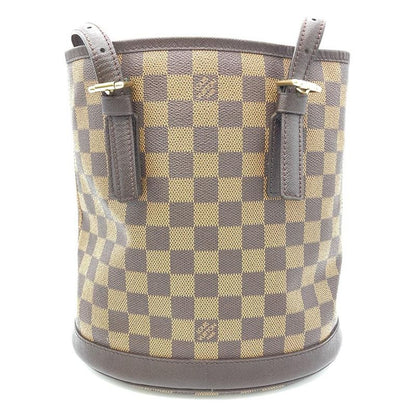 Louis Vuitton Marais Tote Bag Damier Ebène N42240 Ar0948 With Pouch