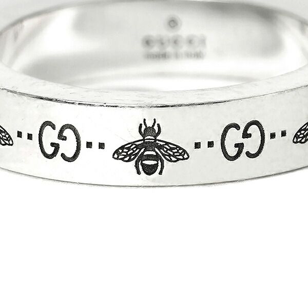 Gucci Ring GG & Bee Silver