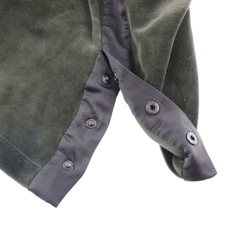 Gucci Sideline 324467 X5279 Velour Khaki Women's Dress