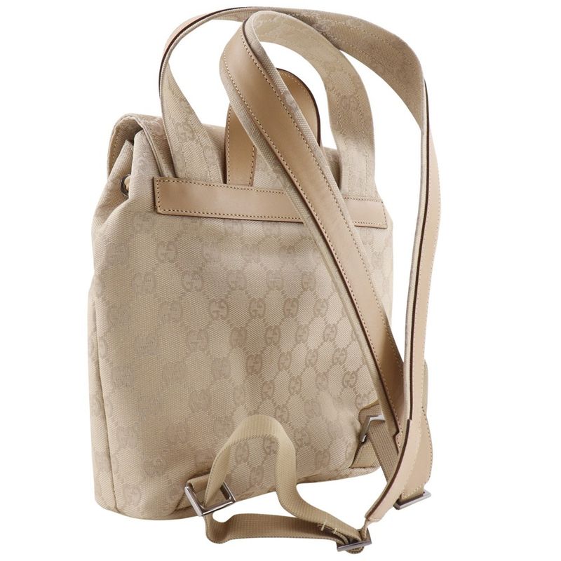Gucci Backpack 003.0242 GG Canvas Beige Women's Backpack/daypack