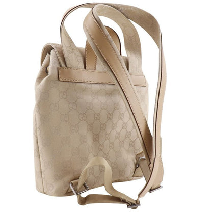 Gucci Backpack 003.0242 GG Canvas Beige Women's Backpack/daypack