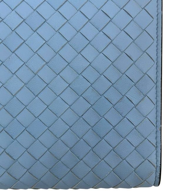 Bottega Veneta Lshaped Zipper Document Case Blueblack