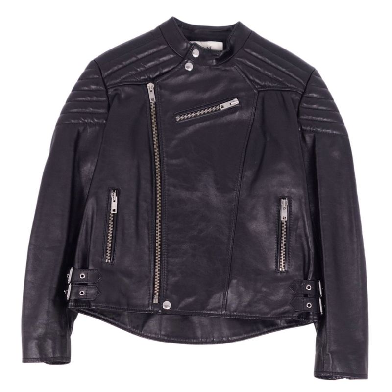 Celine Jacket Leather Jacket Biker Jacket