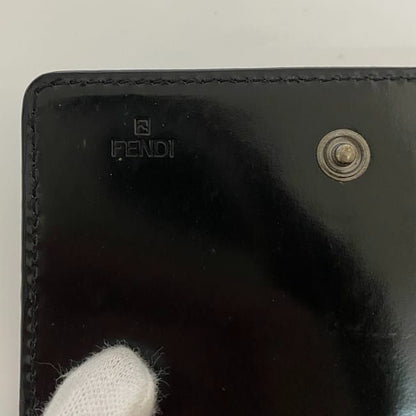 Fendi Card Case Ec22688 Black Micro Zucca