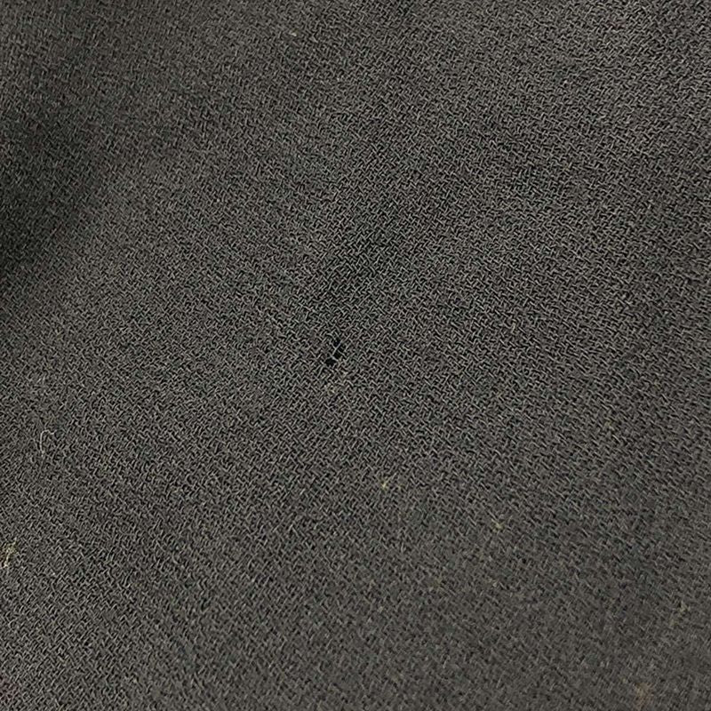 Yves Saint Laurent Wool Gather Top with Shoulder Pads Black M