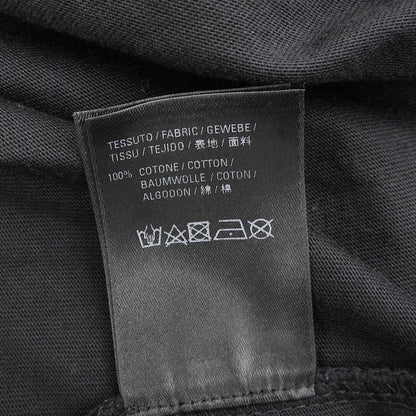 Balenciaga Cotton Logo Print T-shirt Cut And Sewn 620969 Size XXS Black Mens