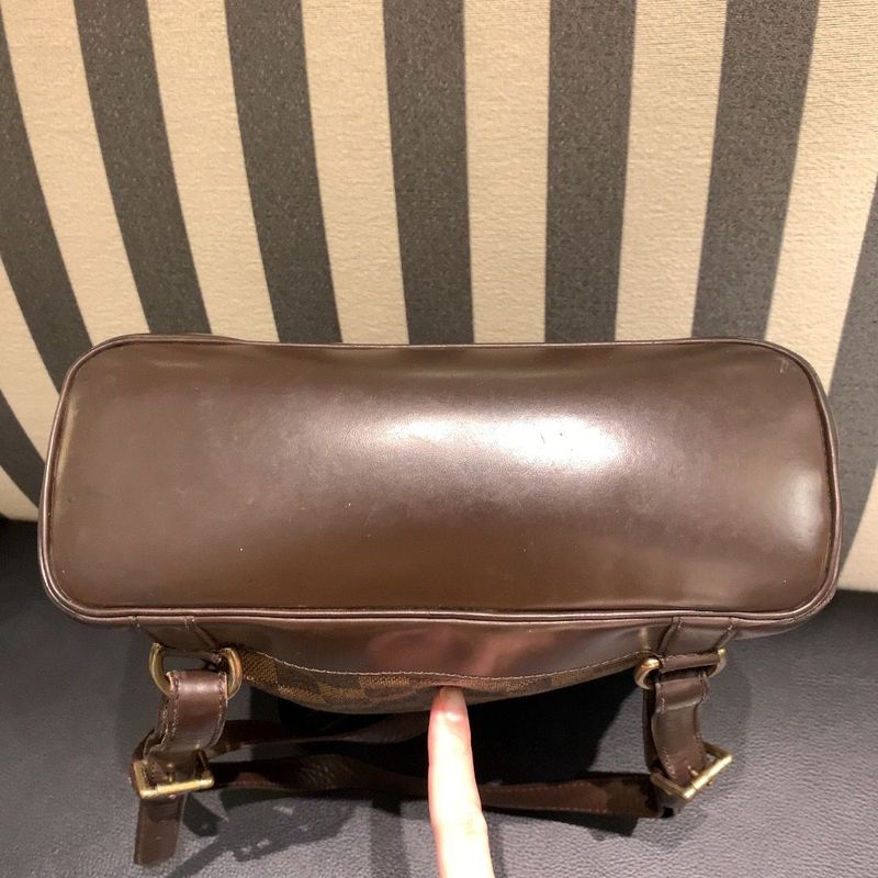 ◎authentic Louis Vuitton Soho Backpack Damier Ebène