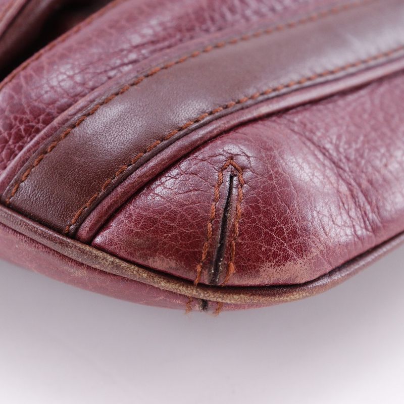 Cartier Must Line Leather Bordeaux Women's Shoulder Bag