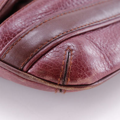 Cartier Must Line Leather Bordeaux Women's Shoulder Bag