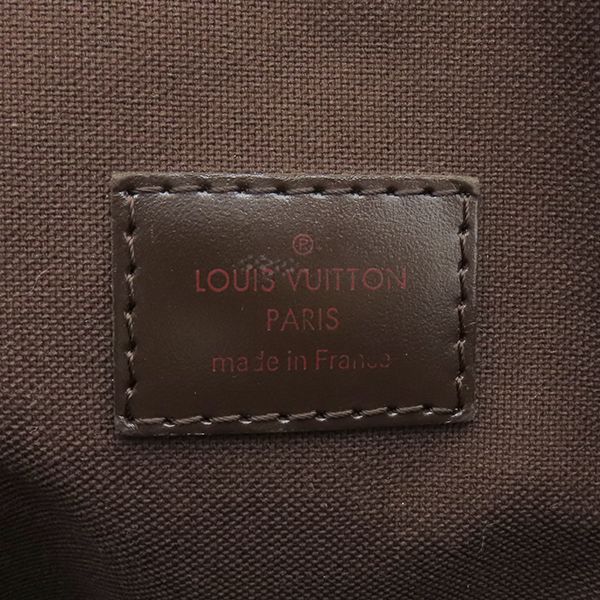 Louis Vuitton Shoulder Bag Brooklyn MM Damier Canvas Damier Gold Hardware Brown