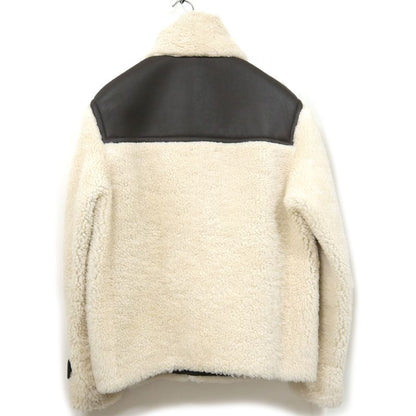 Hermes Mouton Jacket Size 46 Whiteish And Brown