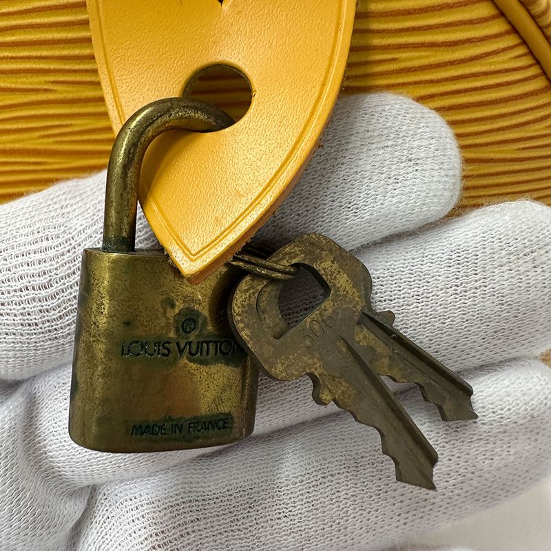 Louis Vuitton Bag Women's Branded Handbag Epi Leather Speedy 30 Tassili Yellow