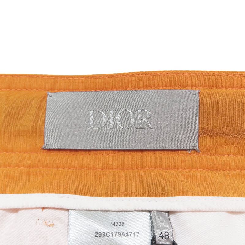 Unused 22SS DIOR Roller Coaster Buckle Bermuda Pants Shorts 48 Orange 293c179a47