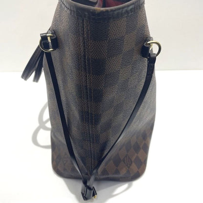 Louis Vuitton Damier Neverfull MM N51105 Leather Handbag Tote Bag Shoulder Bag