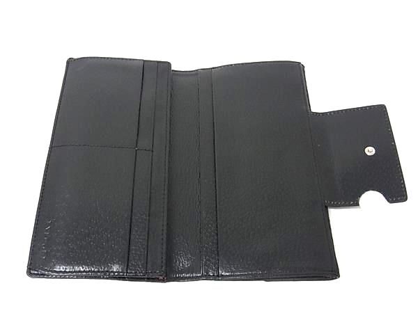 Bvlgari Logomania Canvas And Leather Bifold Long Wallet Billfold Coin Purse