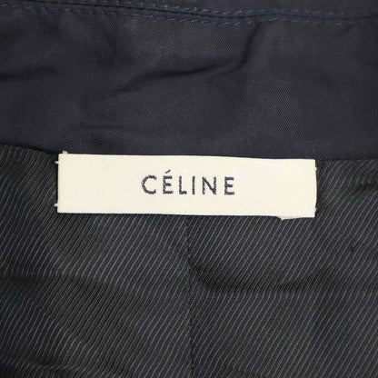 Celine by Phoebe Philo Rayon Silk Trench Coat 2 8u36 6464 Navy 34