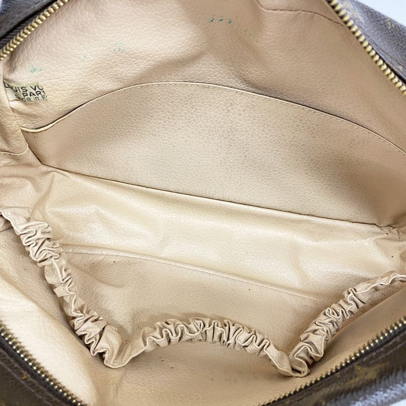 Louis Vuitton Pouch Monogram Trousse Toilette 28 M47522 Brown Women's