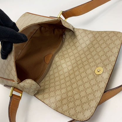 Celine Beige X Brown Shoulder Bag