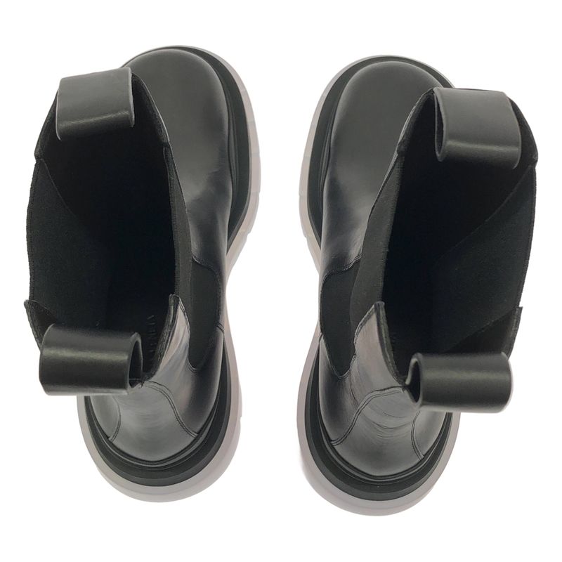 Bottega Veneta - Side Gore Tire Boots - 38 1 2 - Black Clear - Women's