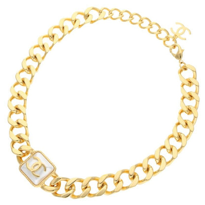 Chanel B20K Faux Pearl Chain Necklace Men's