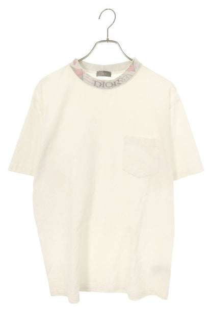 Dior 383j644a0554 Mock Neck Flower Design T-shirt Men's M