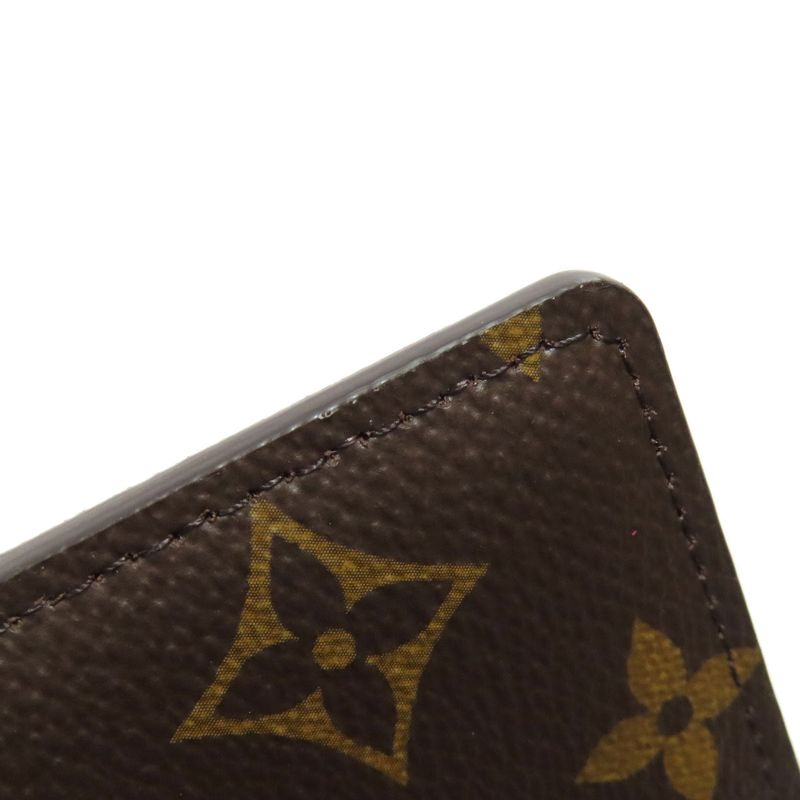 Louis Vuitton M61733 Porte Carte Surple Card Case Monogram Canvas Women