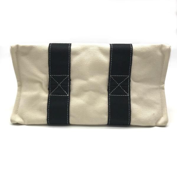 Hermes Canvas Bora Hand Bag White