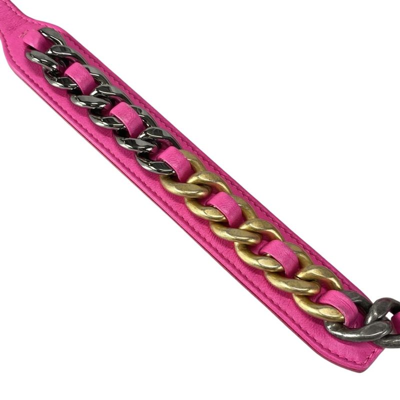 Chanel Waist Pouch Chanel 19 Pink Chain Belt / Flap Bag / 3 Color Hardware