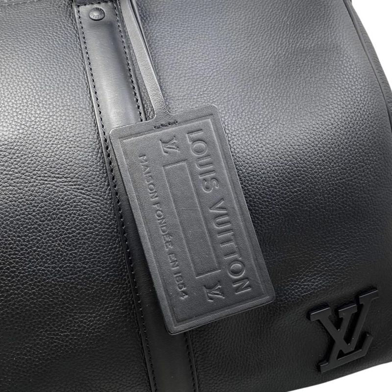 Louis Vuitton Boston Bag Keepall Bandoliere 40 M57088 LV Aerogram Noir Black