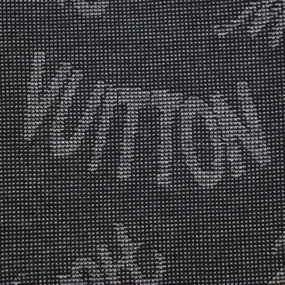 Louis Vuitton Cotton Logo Patterned Short Sleeve Polo Shirt Black M Made In