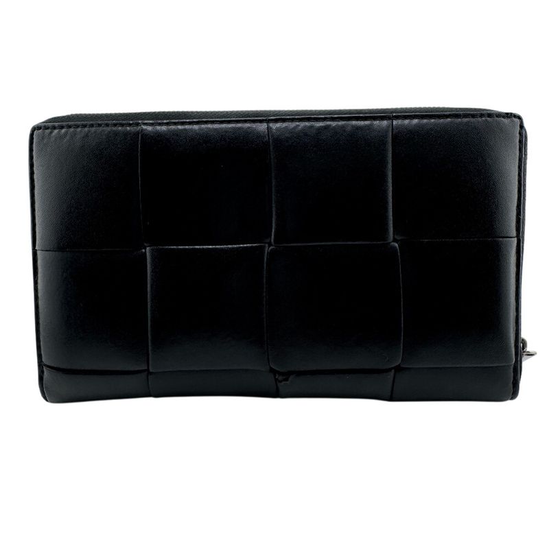 Bottega Veneta Bottega Veneta Cassette Round Zipper Long Wallet Brand Card