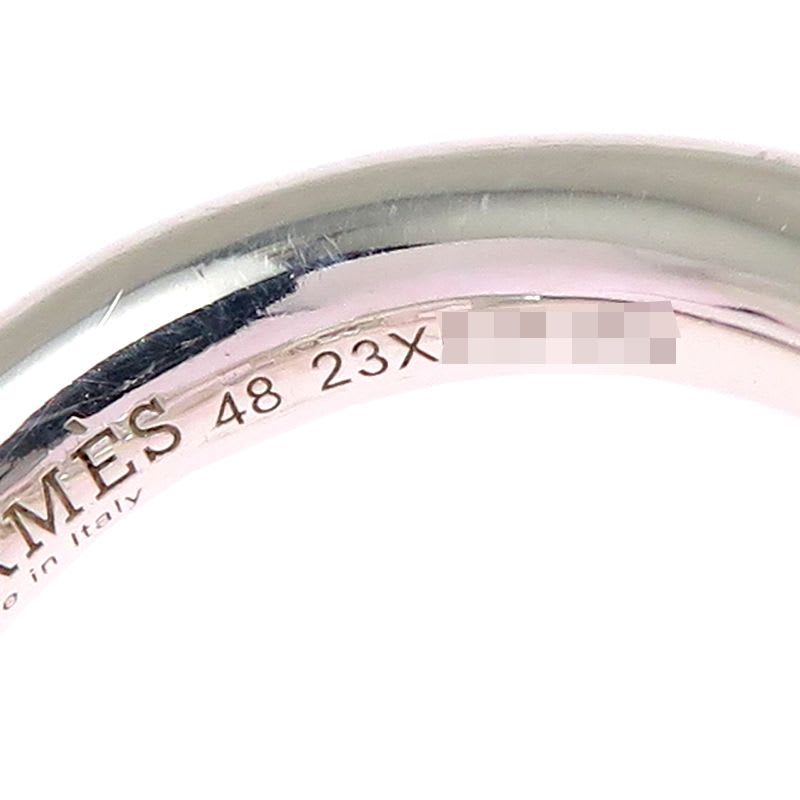 Hermes 48 SV 925 Croisette Gm Ring