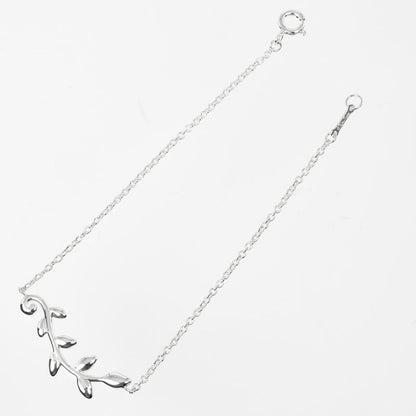 Tiffany & Co Olive Leaf Wrist Circumference Approx Cm 17.5 Silver 925 Ladies