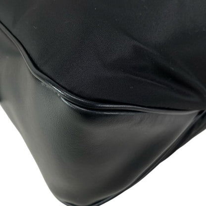 Prada Shoulder Bag Emme Large 1bc232 Black Re-nylon Leather