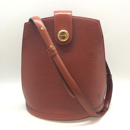Louis Vuitton Epi Cluny M52253 Shoulder Bag Kenya Brown Ladies Used 005834