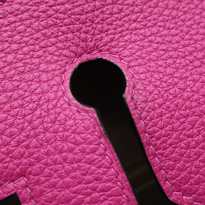 Hermes Handbag Birkin 25 Togo Rose Purple and Tourtière Gray Gold Hardware [po