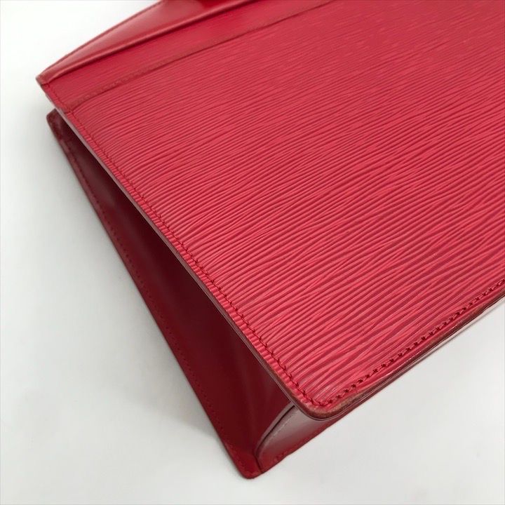 Louis Vuitton Non Stick Epi Riviera Hand Bag Red