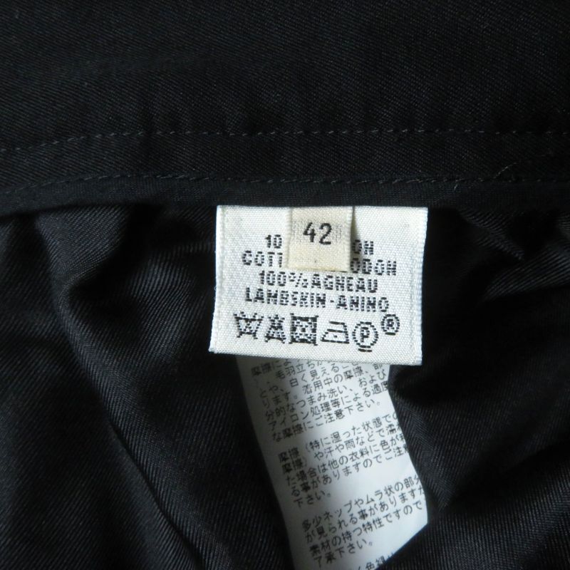 Hermes 22SS Leather With Buttons Waist Belt Design Knee Length Cotton Skirt